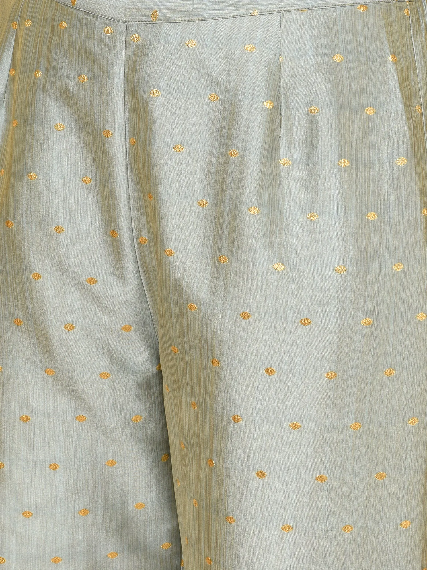 Light up in the Ecru Kurta Pant and Dupatta set