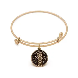 Lighthouse, Bangle Antique Gold Color Finish