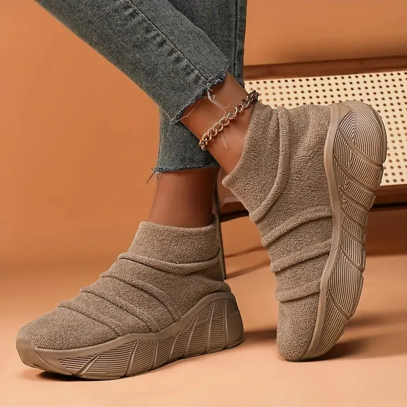 Lightweight Running Shoes With Fleece Lining
