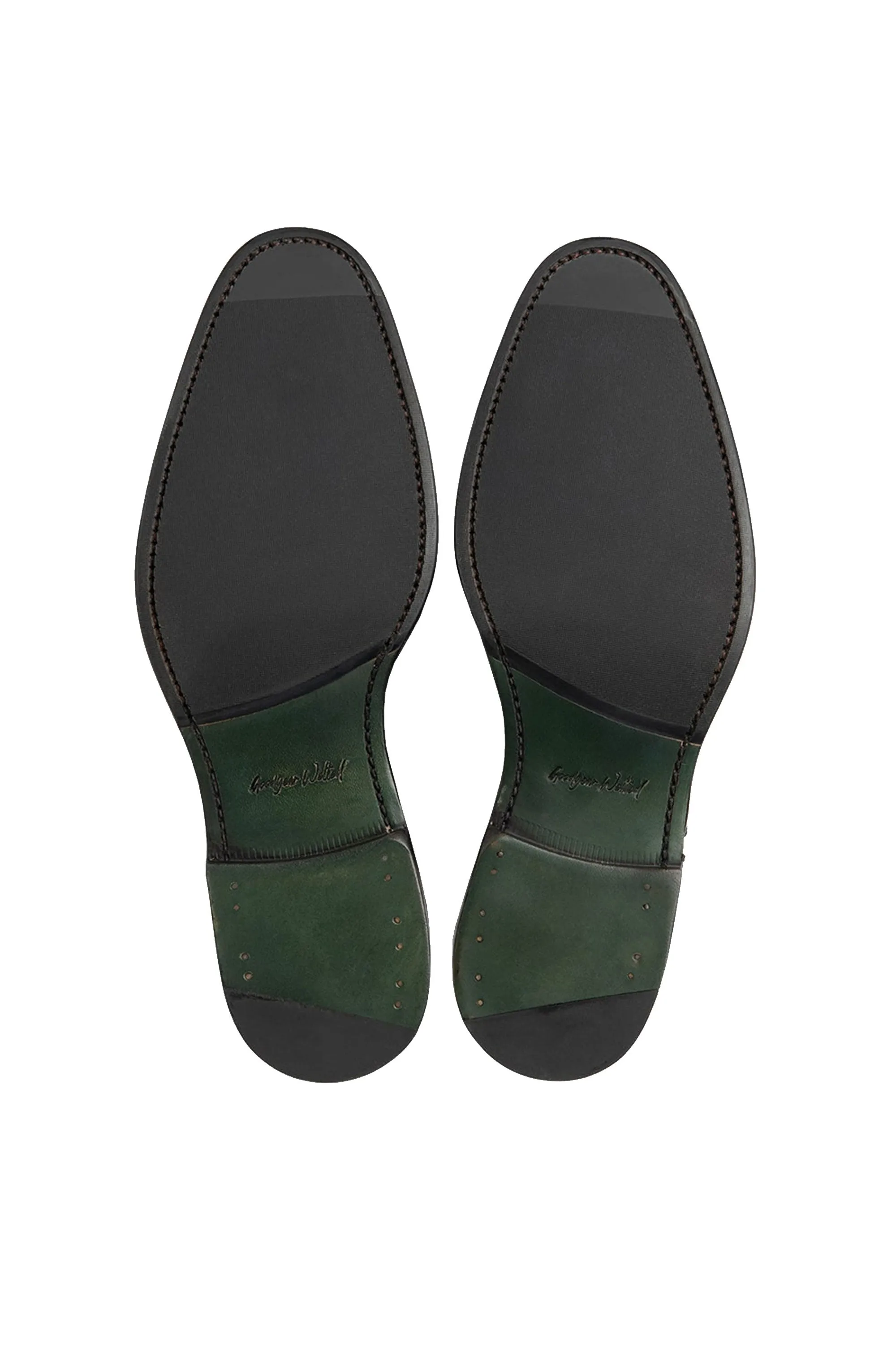 Loake Hughes Hand Painted Shoe Chestnut