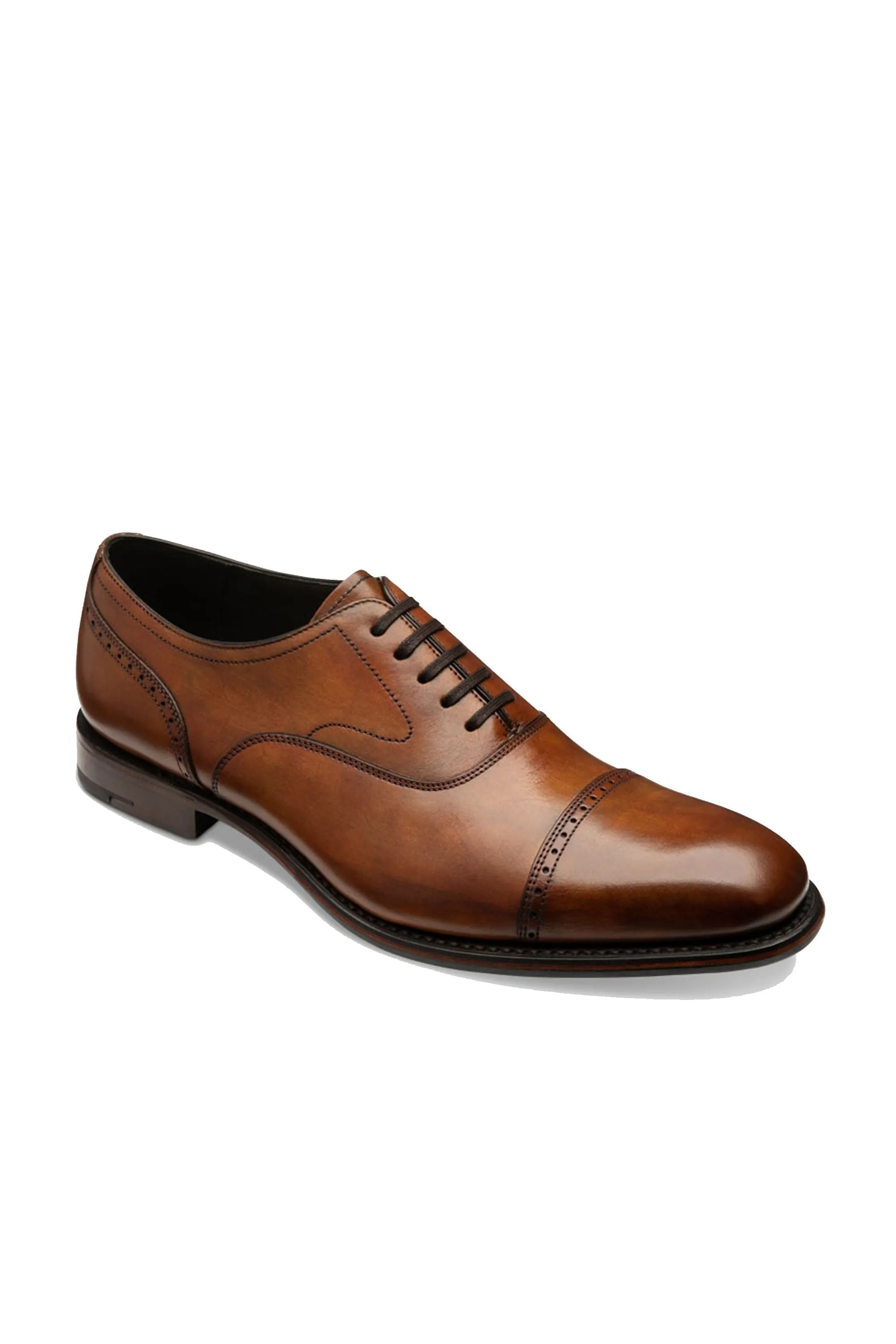 Loake Hughes Hand Painted Shoe Chestnut