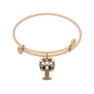Lobster, Bangle Antique Gold Color Finish