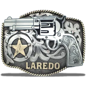 Lone Star Gunslinger Custom Buckle