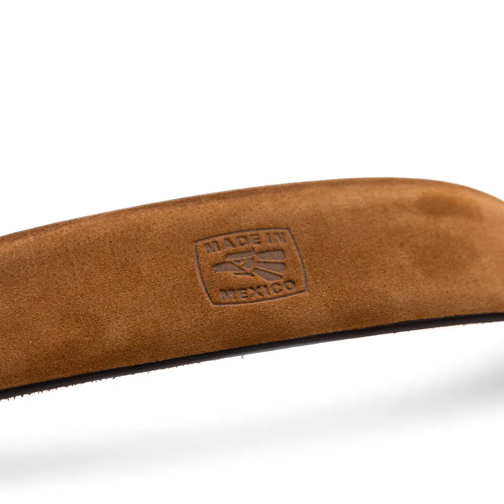 Marco Di Milano EST 102 Ostrich Belt in Antique Navy