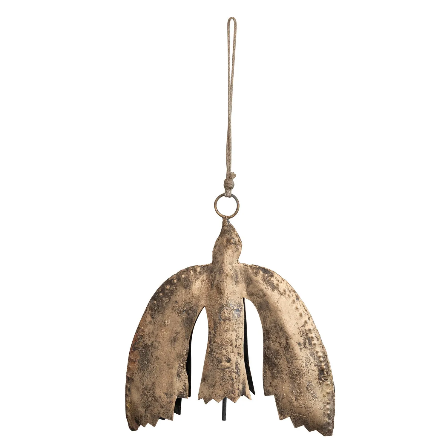 Metal Dove Bell Ornament