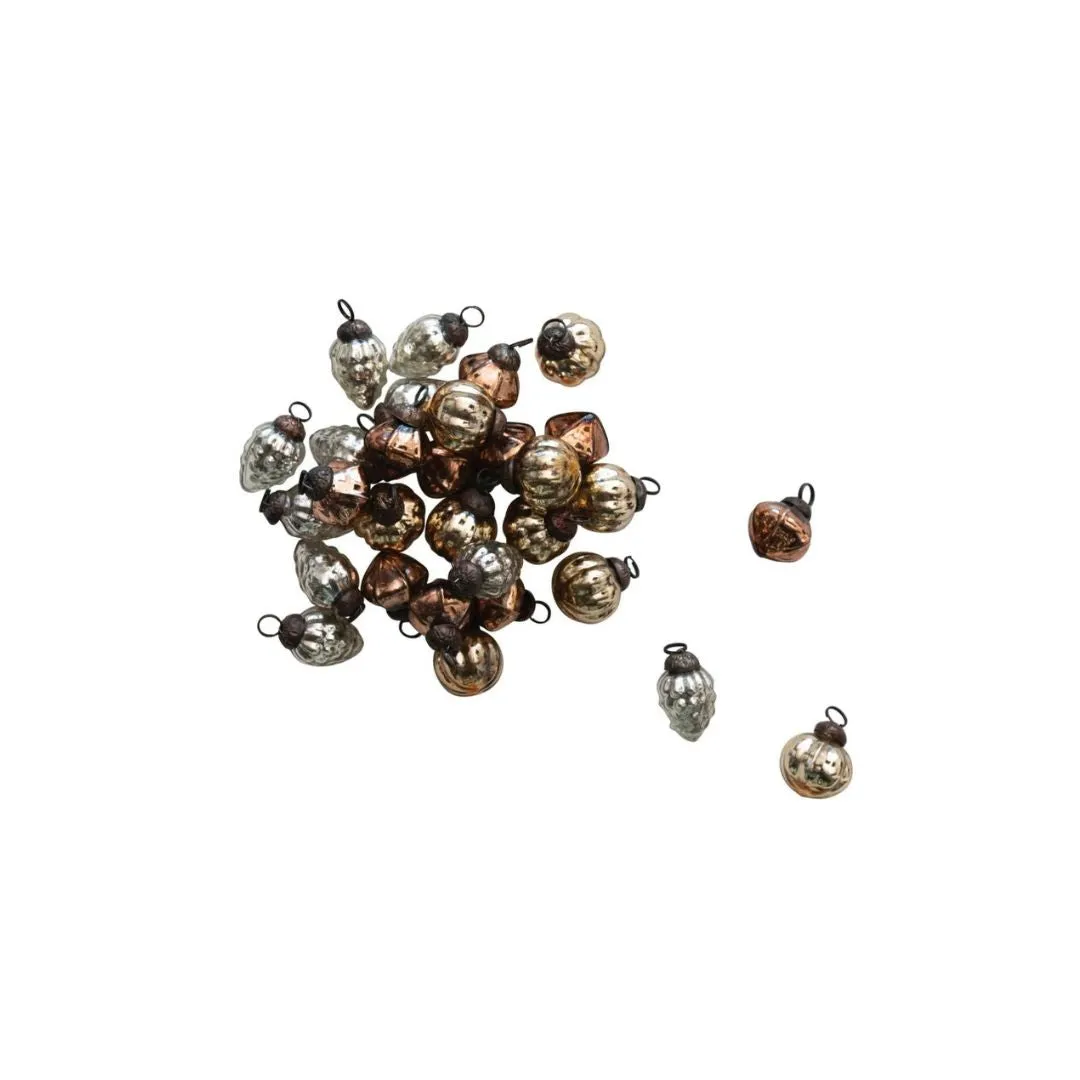 Metallic Ornaments, Set of 30