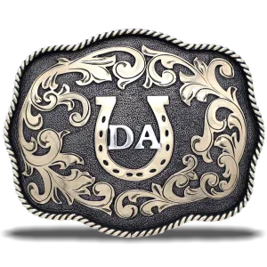 Midnight Blaze Custom Buckle
