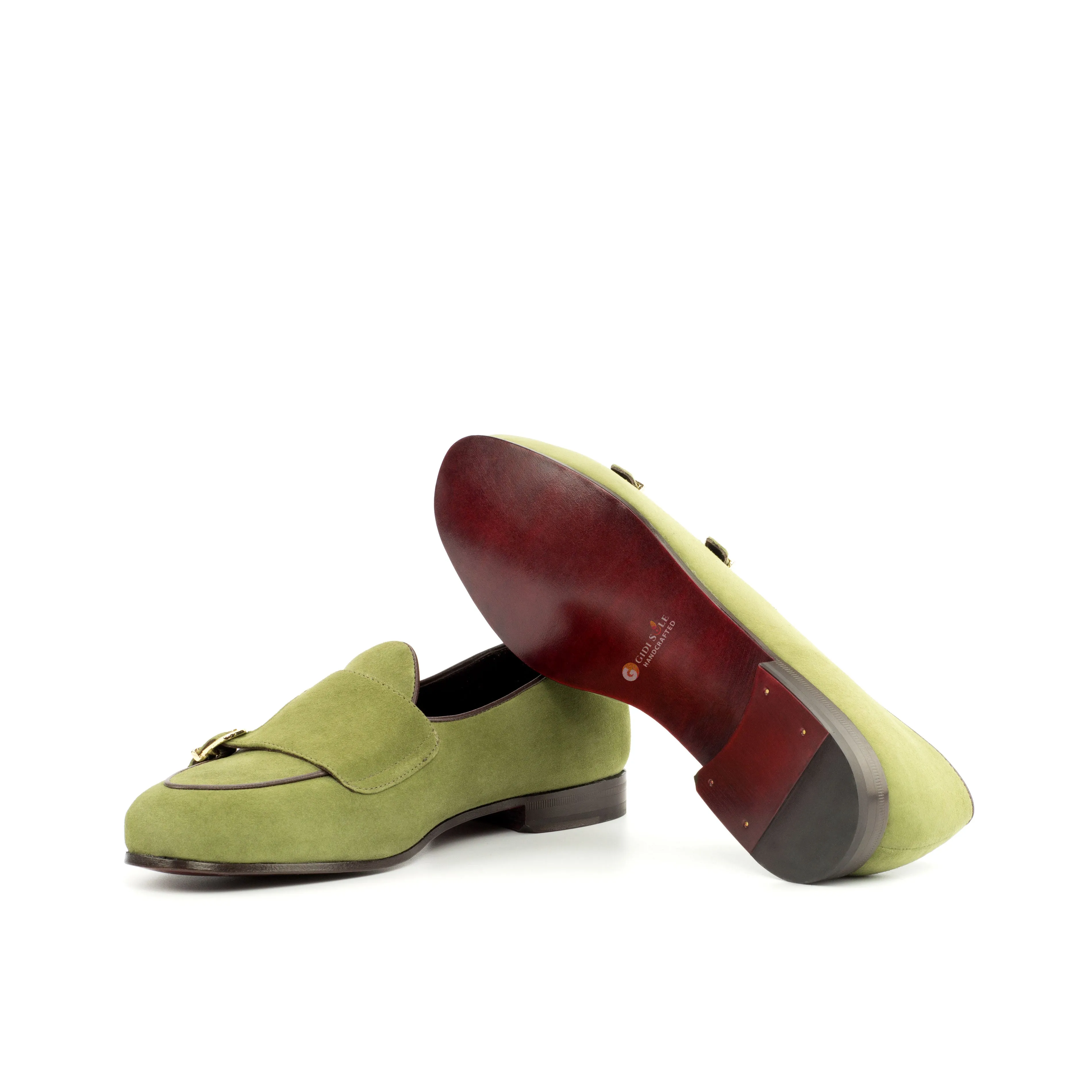 Monte-Carlo slides - Khaki Suede