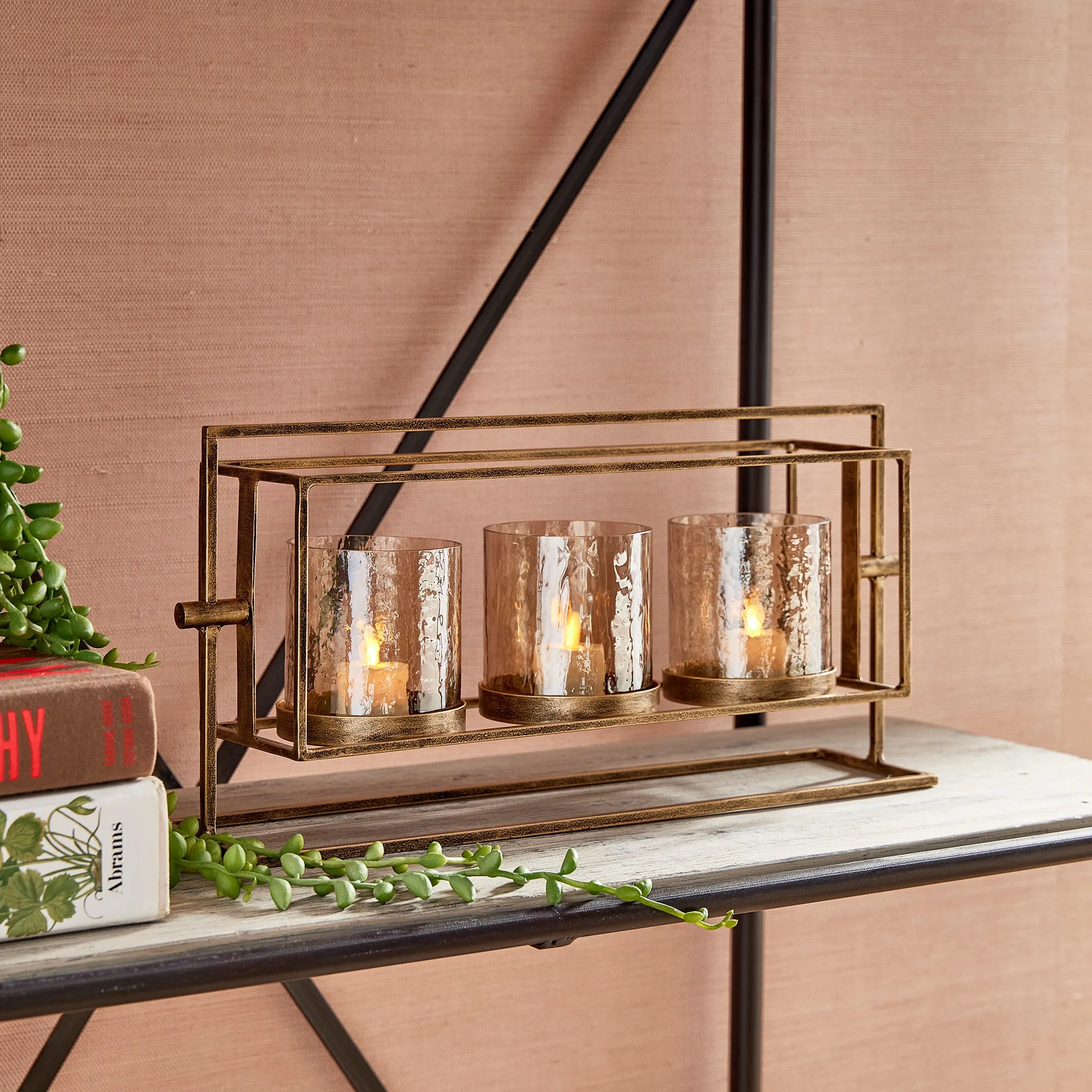 NAPA Home & Garden, WESLEY 3-CANDLE HURRICANE,N3SE12