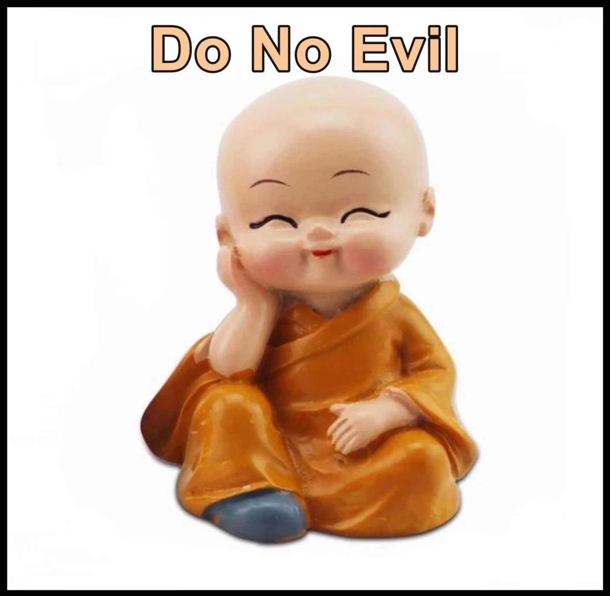 No Evil Monk Figurines
