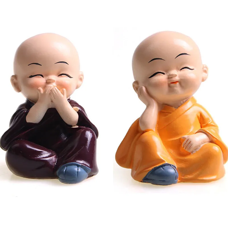 No Evil Monk Figurines