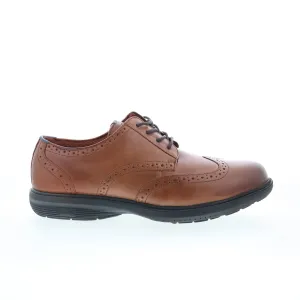 Nunn Bush Maclin Street Mens Brown Wide Oxfords Wingtip & Brogue Shoes
