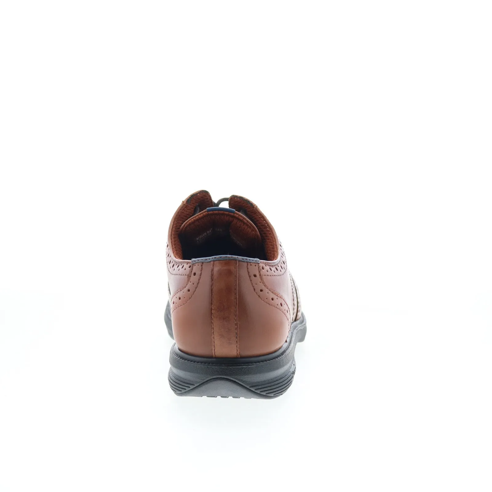 Nunn Bush Maclin Street Mens Brown Wide Oxfords Wingtip & Brogue Shoes