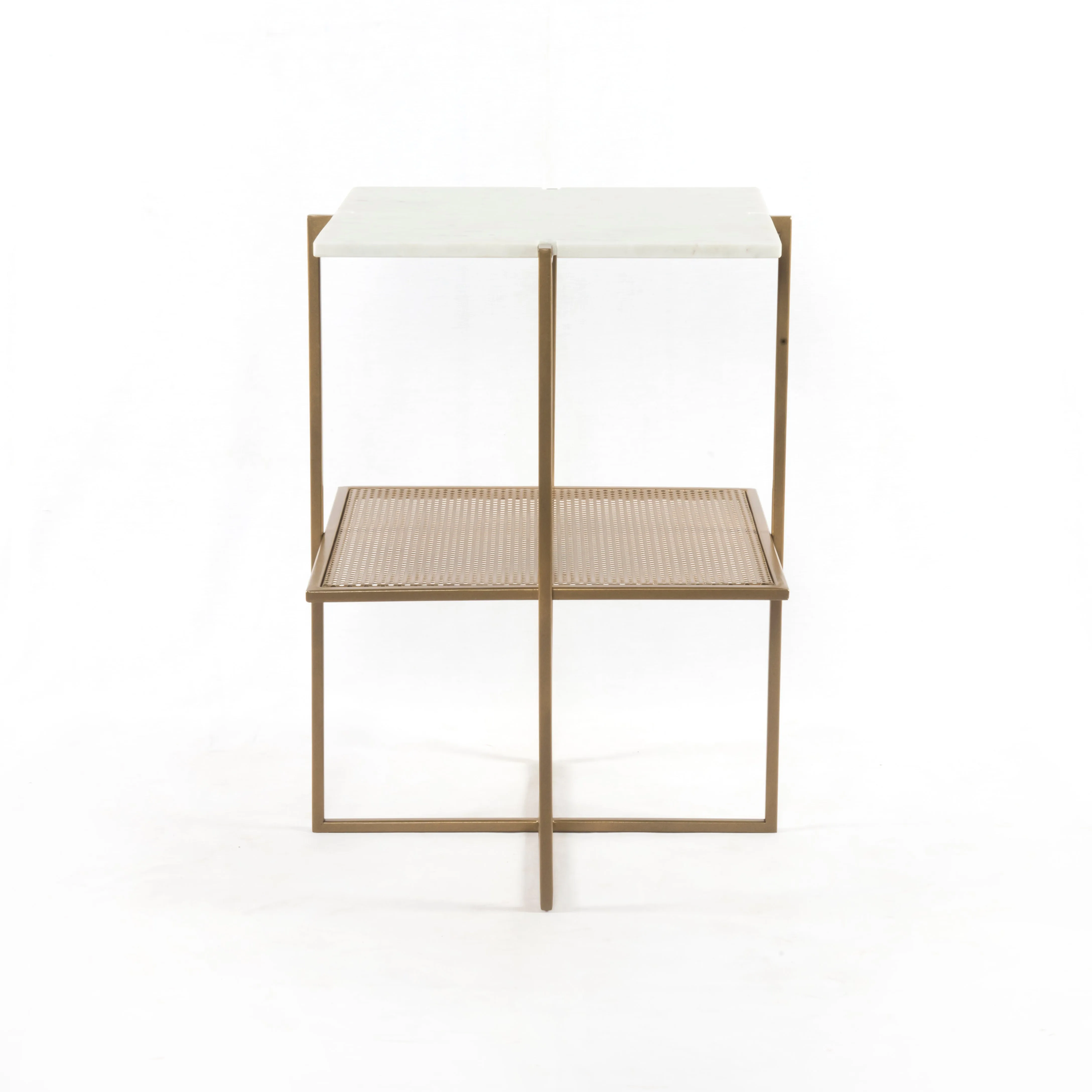 Olivia Nightstand-Antique Brass