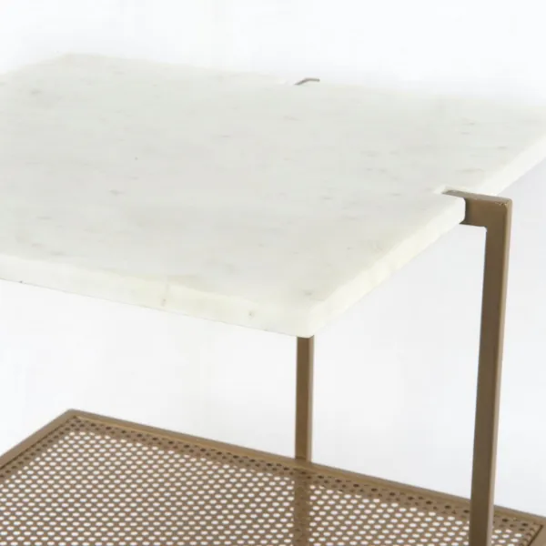 Olivia Nightstand-Antique Brass