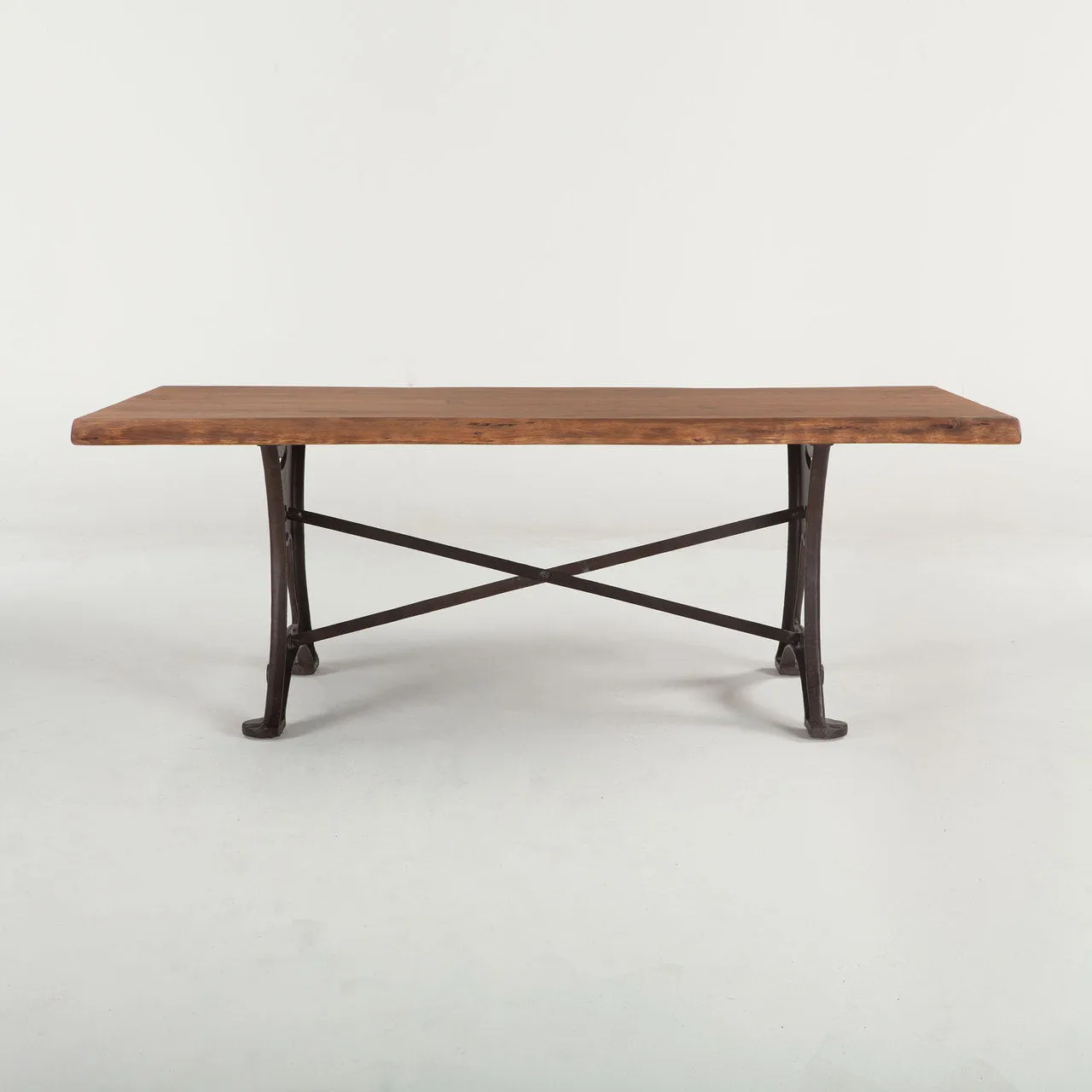 Organic Forge Live-Edge Dining Table
