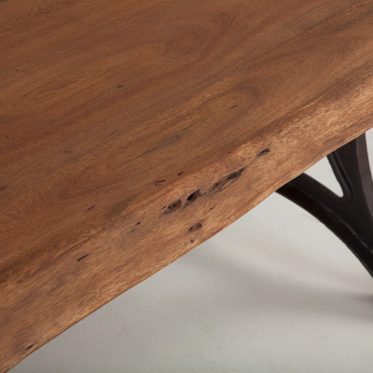 Organic Forge Live-Edge Dining Table
