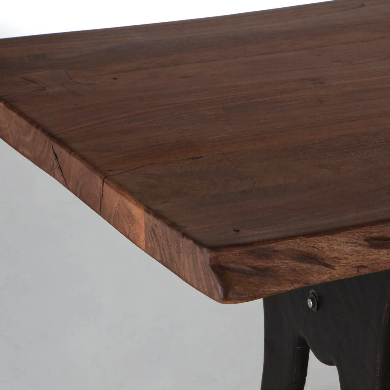 Organic Forge Live-Edge Dining Table