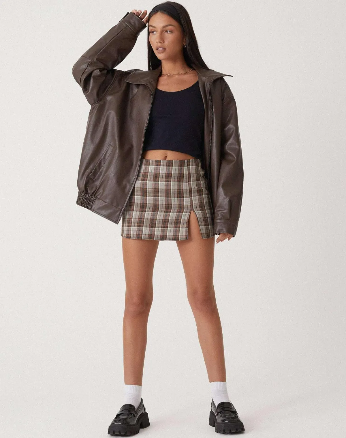 Oversized Leather Jacket | Effortless & Edgy | Classic Street Style