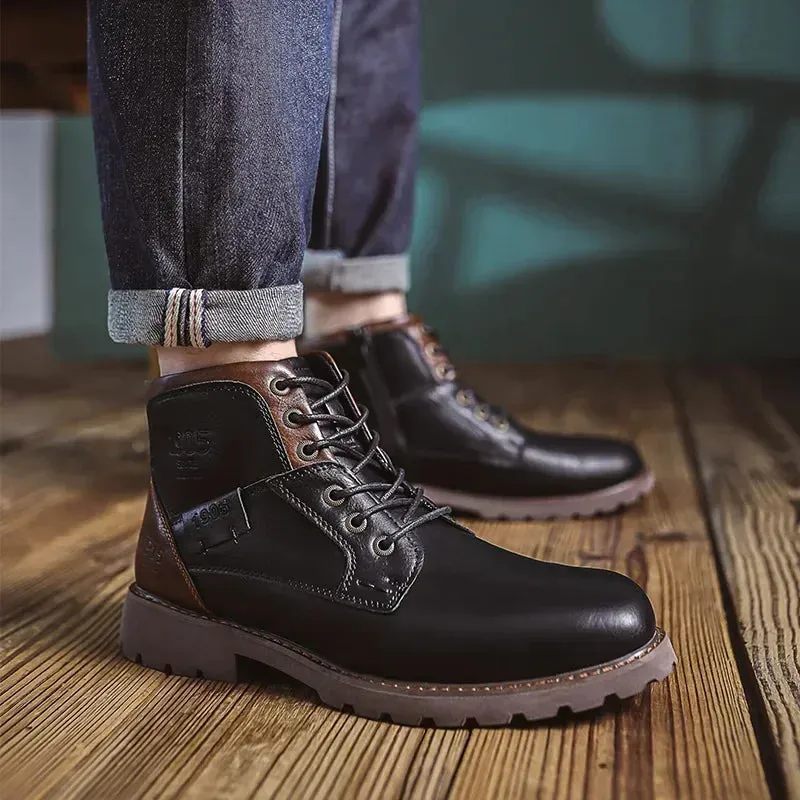Parker | Men's British-Style Leather Ankle Boots