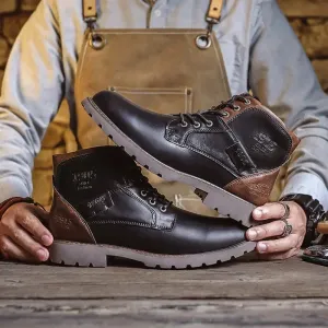 Parker | Men's British-Style Leather Ankle Boots