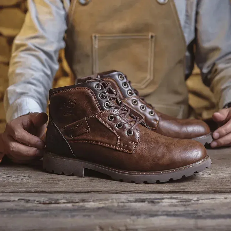 Parker | Men's British-Style Leather Ankle Boots