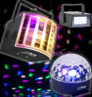 PARTY 3-PACK LED VALOSETTI