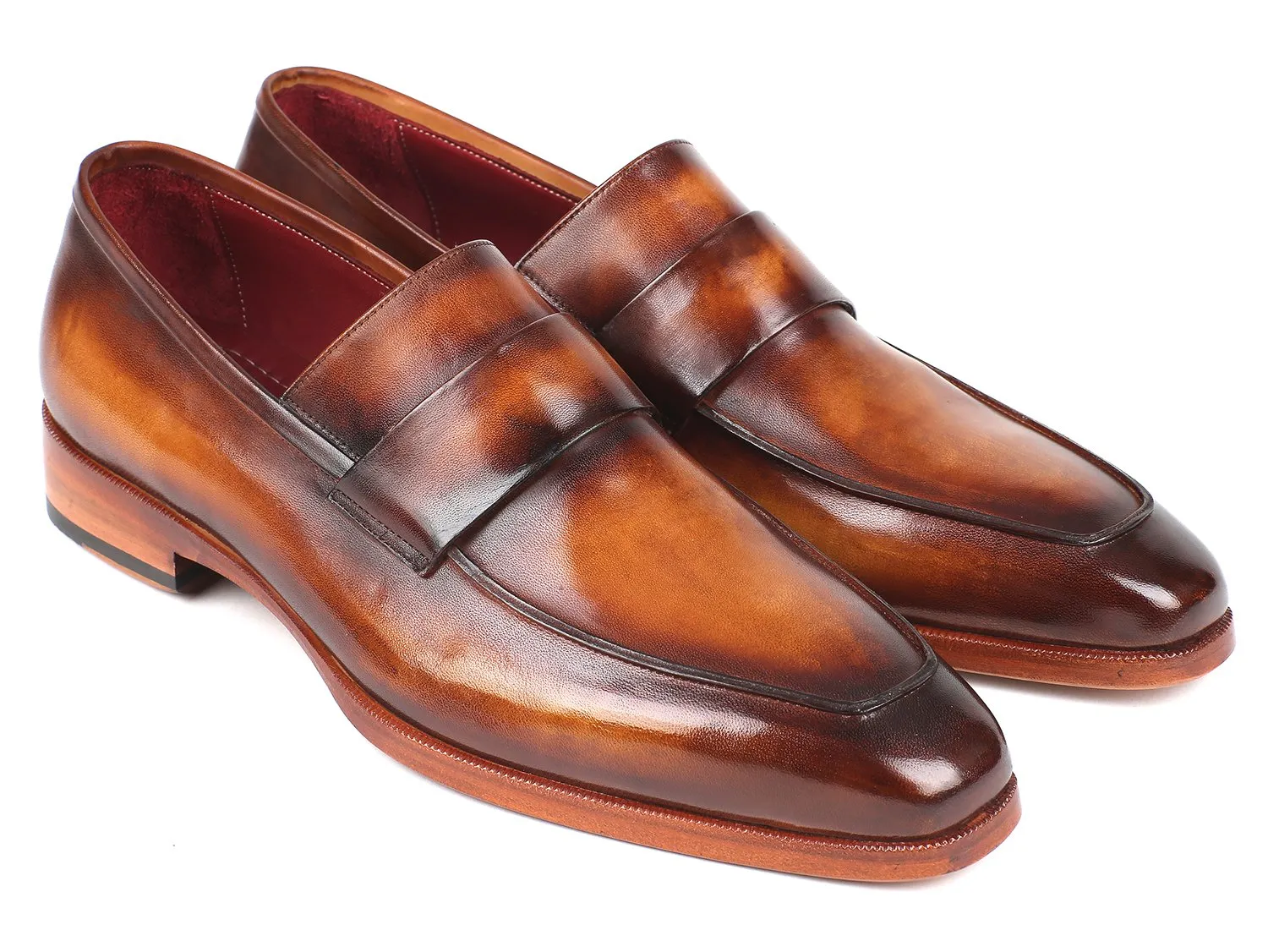 Paul Parkman Men's Loafers in Brown