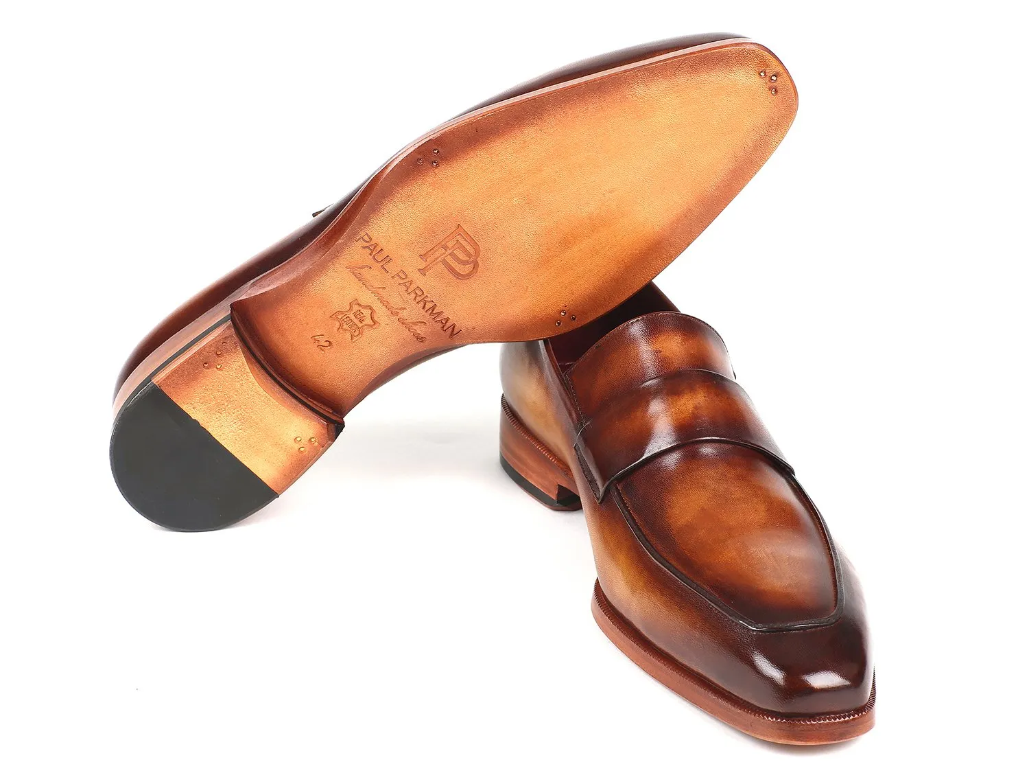 Paul Parkman Men's Loafers in Brown