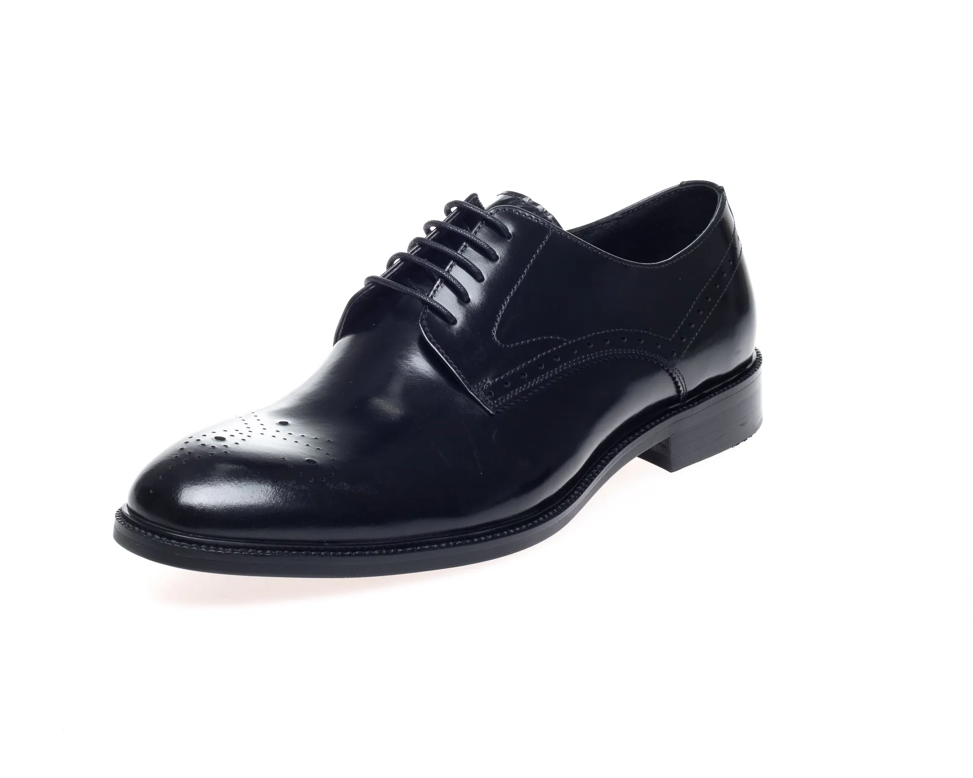 Pembroke Black Derby Shoes