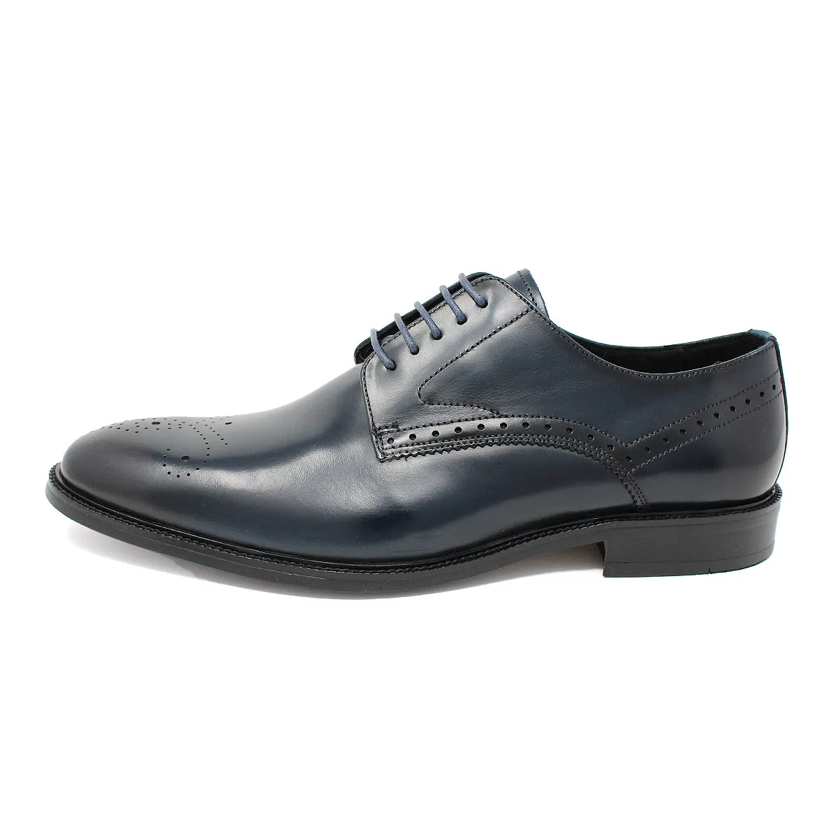 Pembroke Derby Shoes in Navy