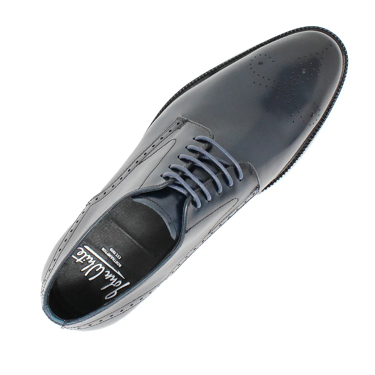Pembroke Derby Shoes in Navy