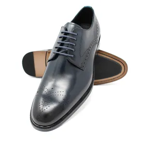 Pembroke Derby Shoes in Navy