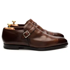 'Portman' Dark Brown Leather Monk Strap UK 11 E