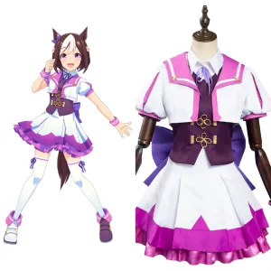 Pretty Derby Halloween Carnival Suit Special Week Cosplay Costume School Uniform Dress Outfits