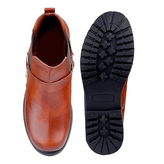 Pu Material Casual Formal Chelsea Slip-on Boot -JonasParamount