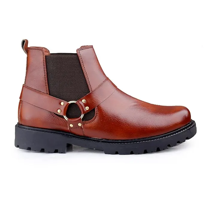 Pu Material Casual Formal Chelsea Slip-on Boot -JonasParamount