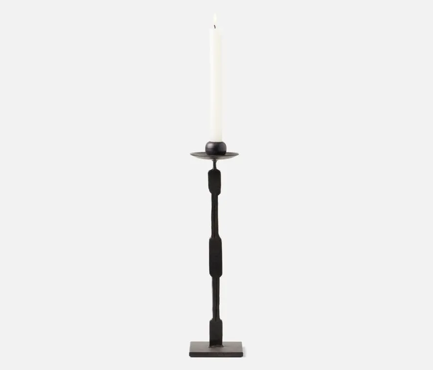 Quentin Square Base Candle Holders, Set of 2