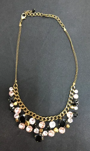 "Black Fringe" Necklace