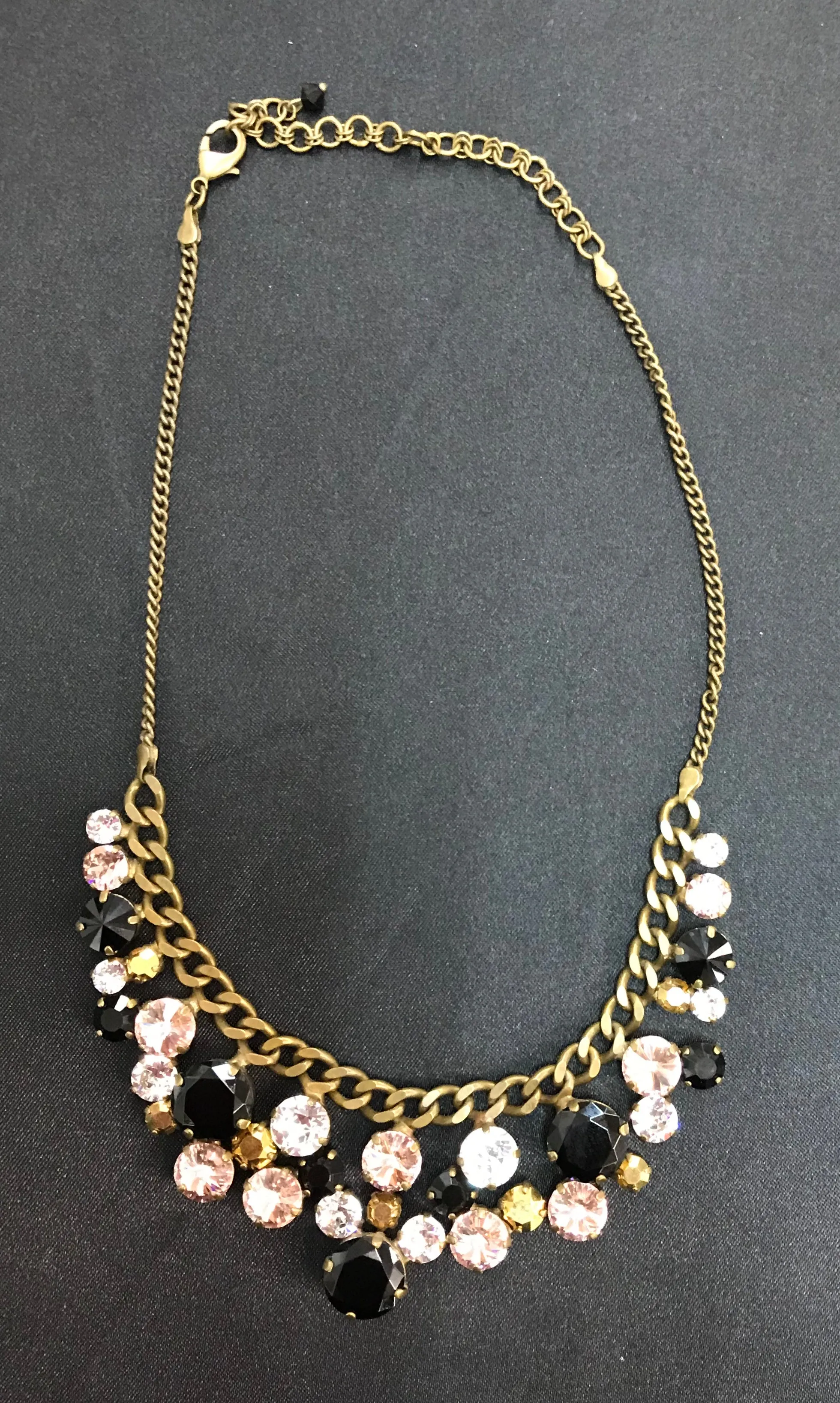"Black Fringe" Necklace