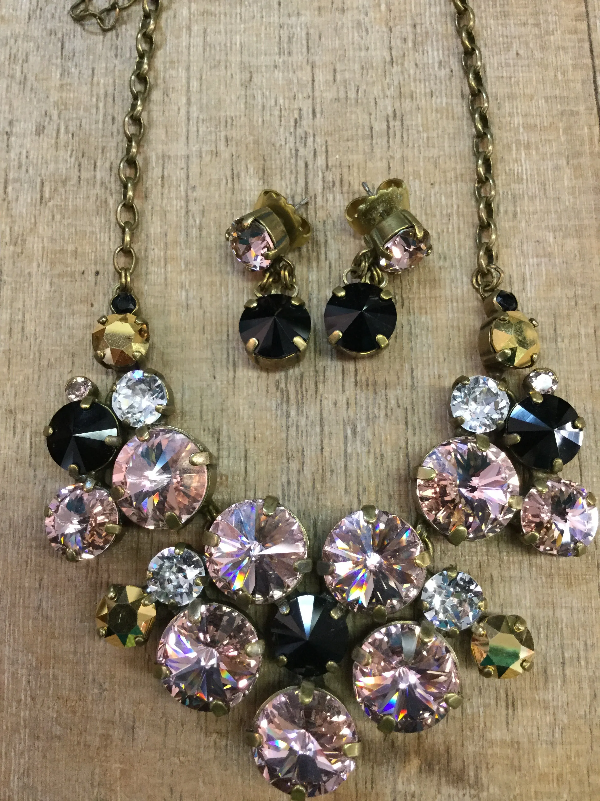 "Black Fringe" Necklace