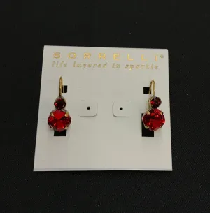 "Sansa Red" Earrings