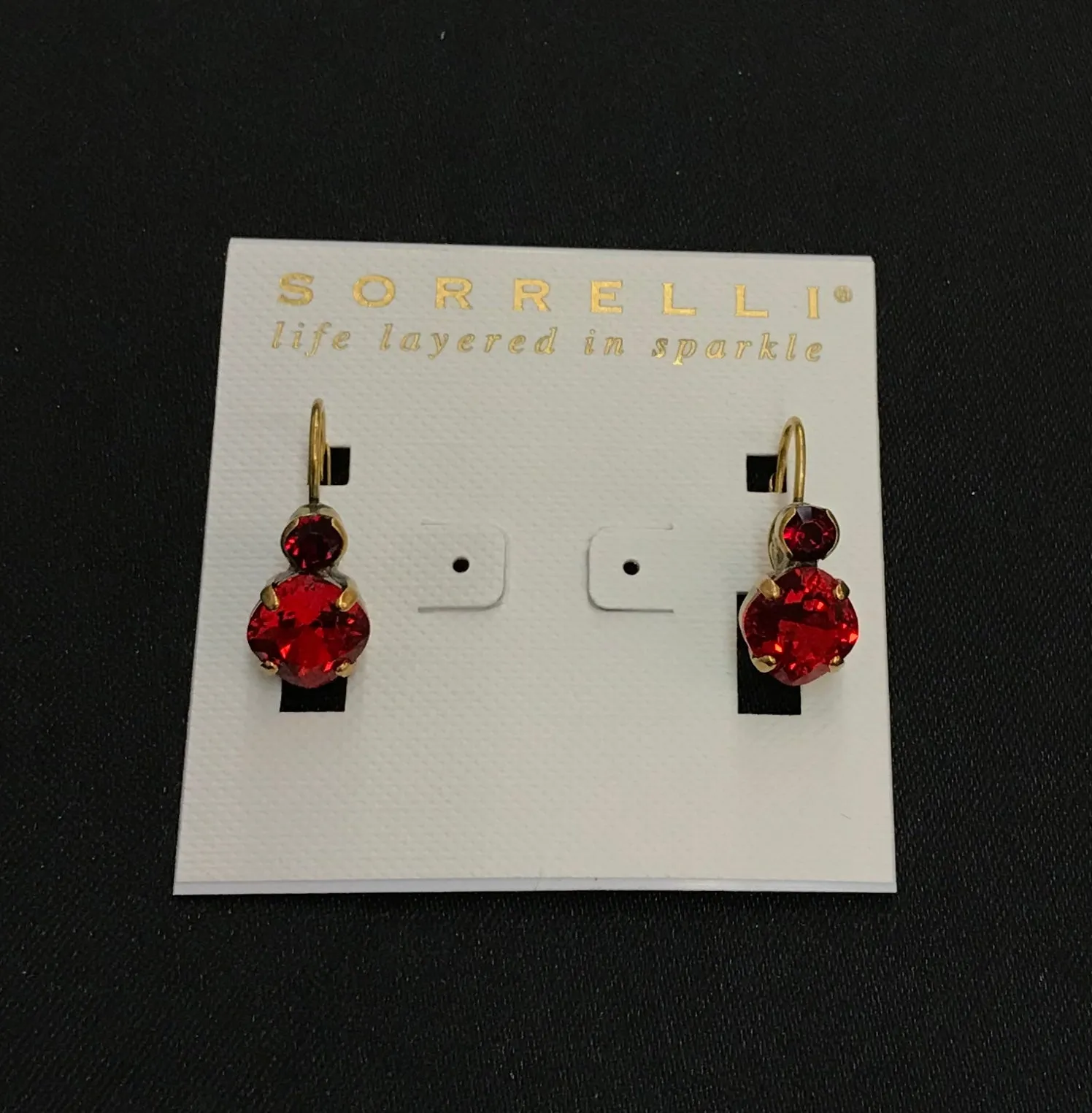 "Sansa Red" Earrings