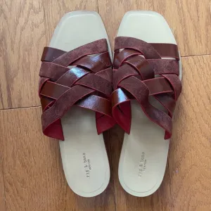 Rag &amp; Bone Red leather sandals | Size 37