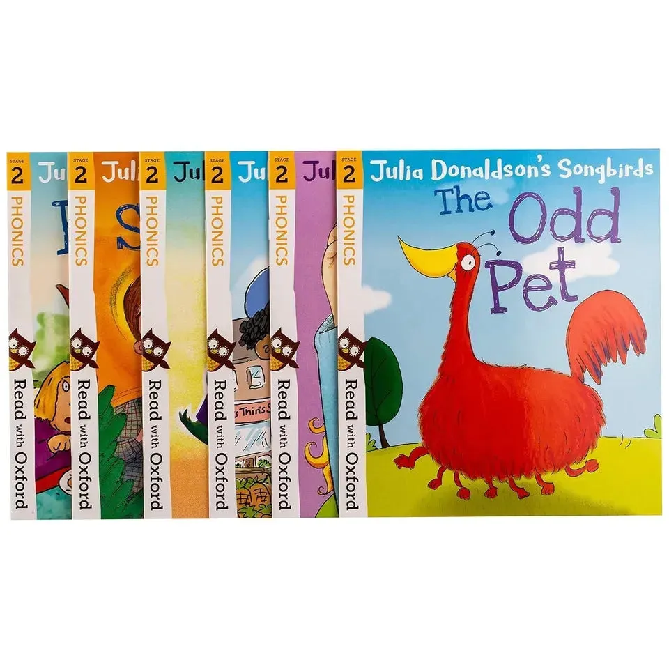 Read with Oxford Julia Donaldson Songbirds My Phonics Story 10 Books Stages 1-2