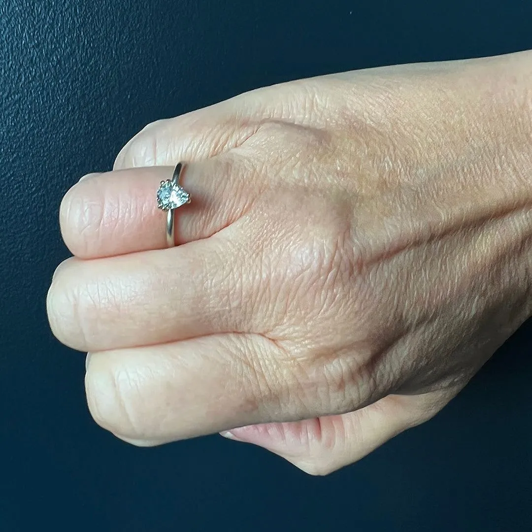 Rebecca Overmann - Pear Antique Diamond Ring