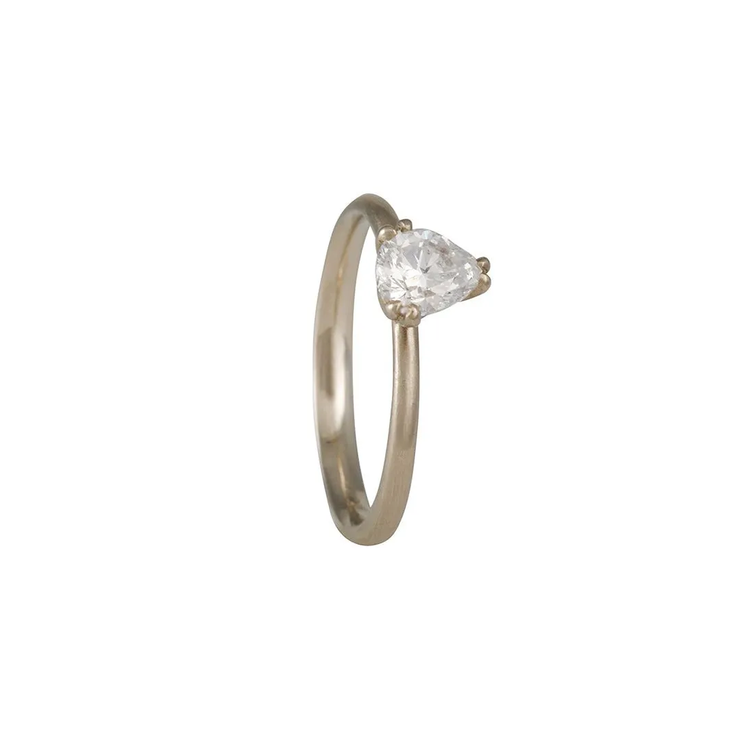 Rebecca Overmann - Pear Antique Diamond Ring