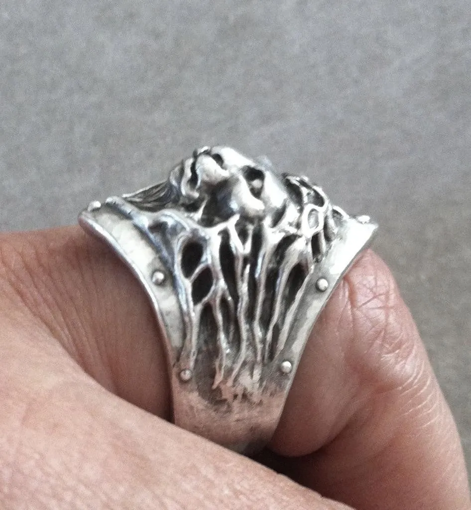 Ring -  Sterling Silver Lion
