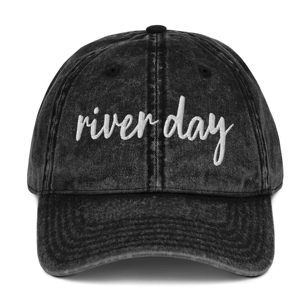 River Day - Cotton Embroider Cap