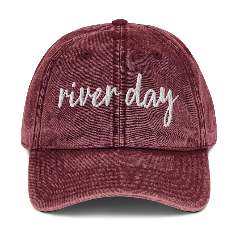 River Day - Cotton Embroider Cap